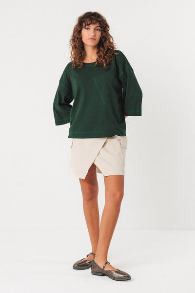 Hendaia Gots T Shirt Green