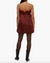 Strapless Mini Dress Brown