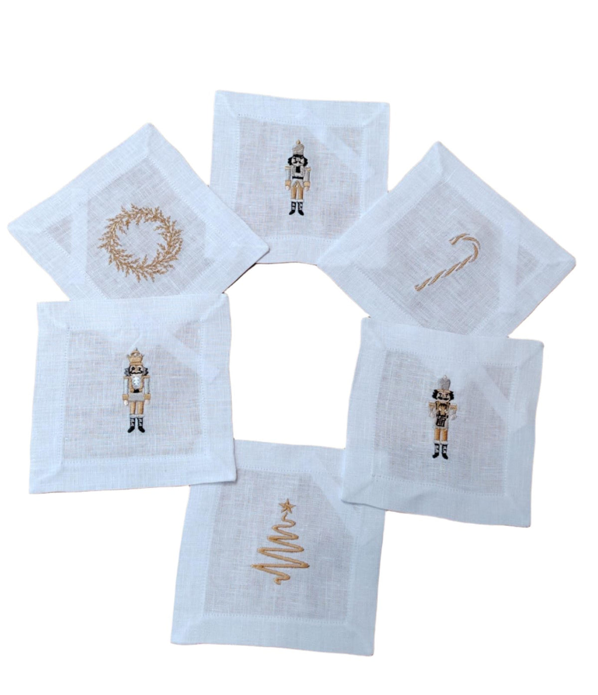 Cocktail Napkin Set Nutcracker Mix