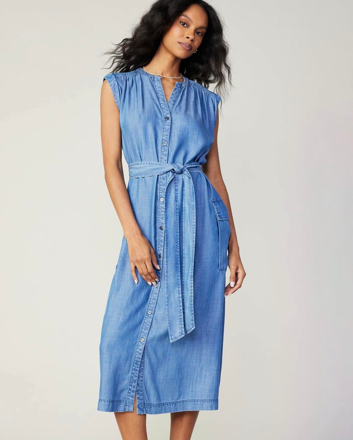 Marie Dress Chambray