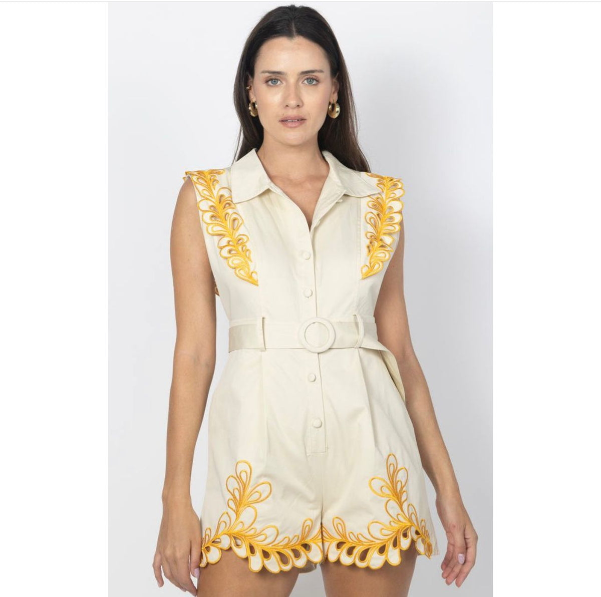 Luset Romper Yellow