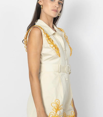 Luset Romper Yellow