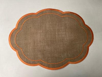 Jute Placemat Orange