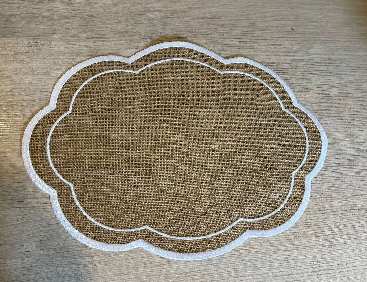 Jute Placemat White