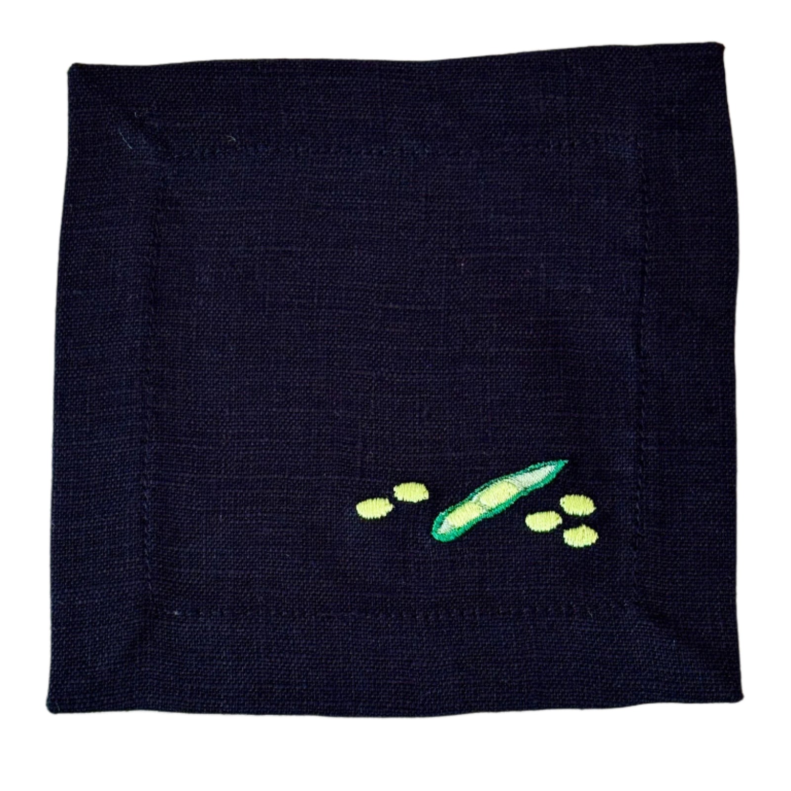 Cocktail Napkin Black Set Edamame