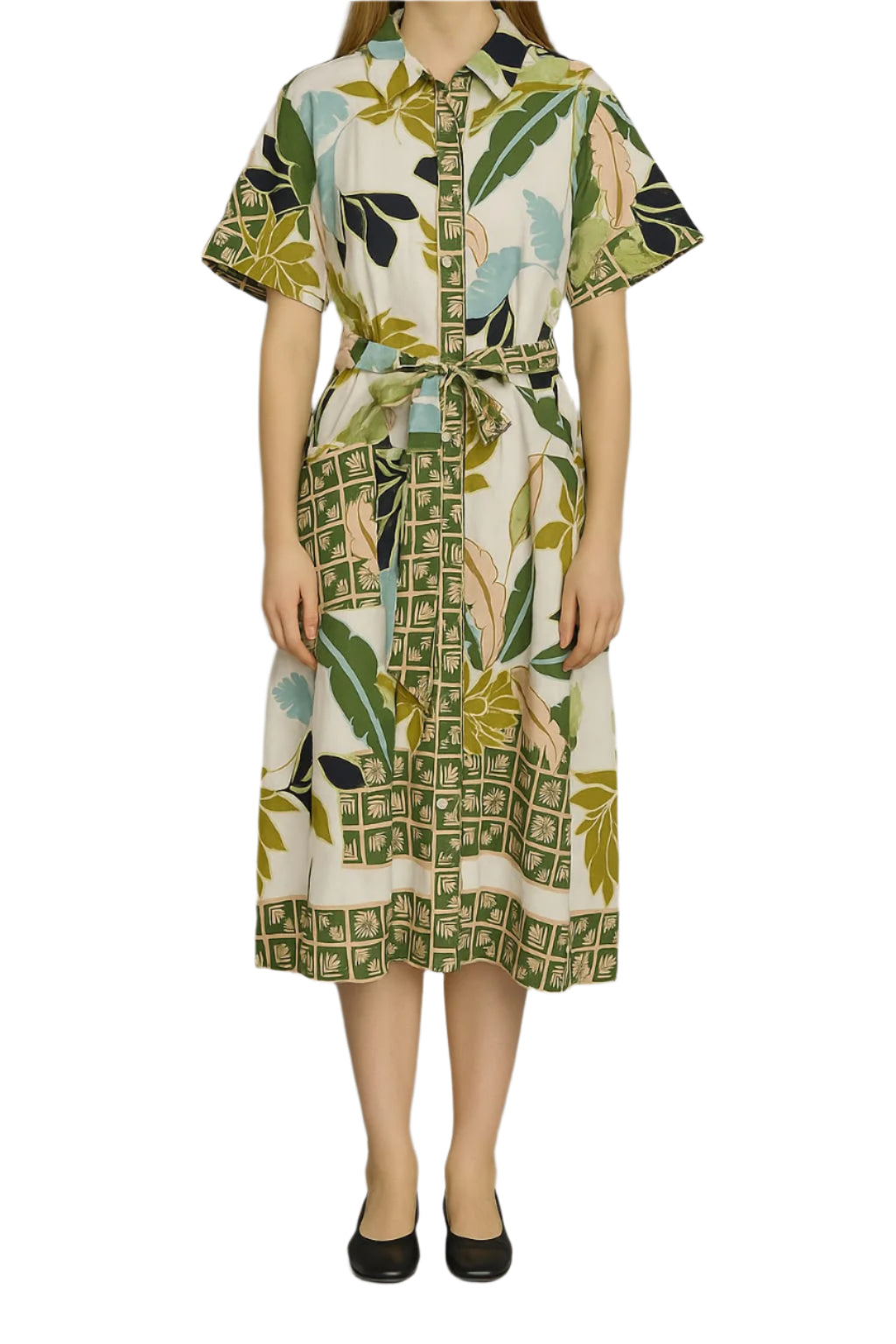 Tropical Dress Print