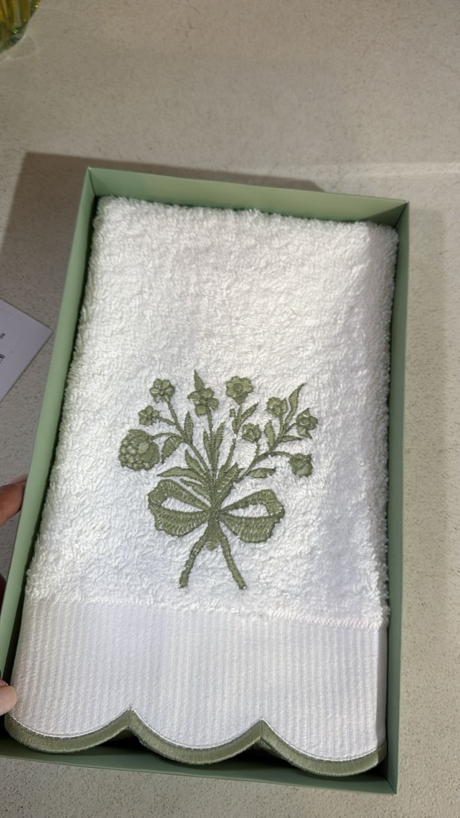 Bouquet Towel Felpa Green