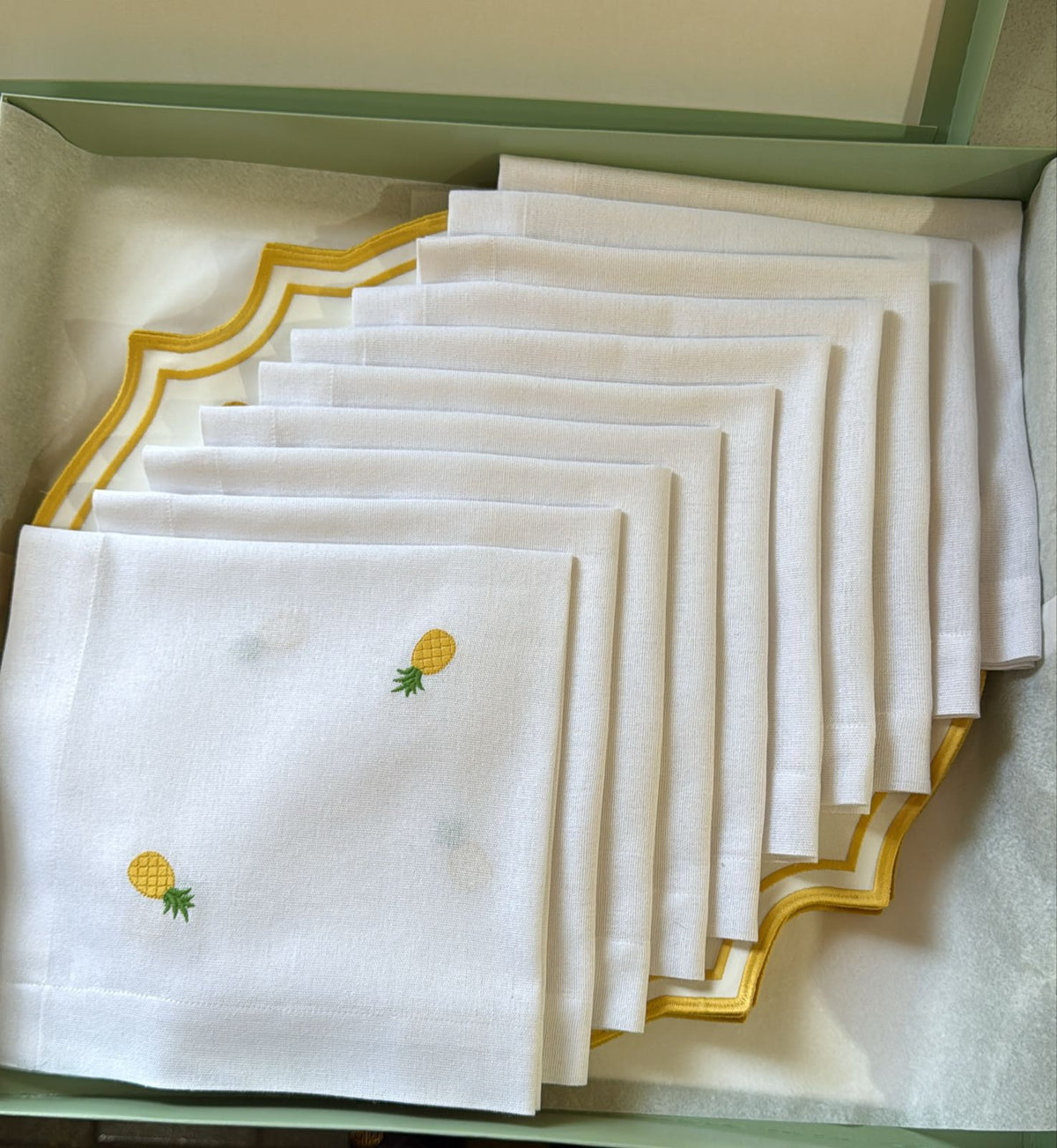 Linen napkin Pineapple
