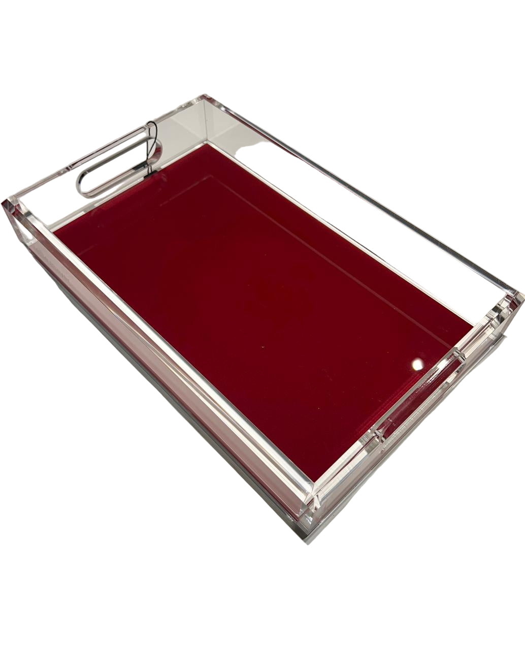 Vanity Tray Solid Bordeaux