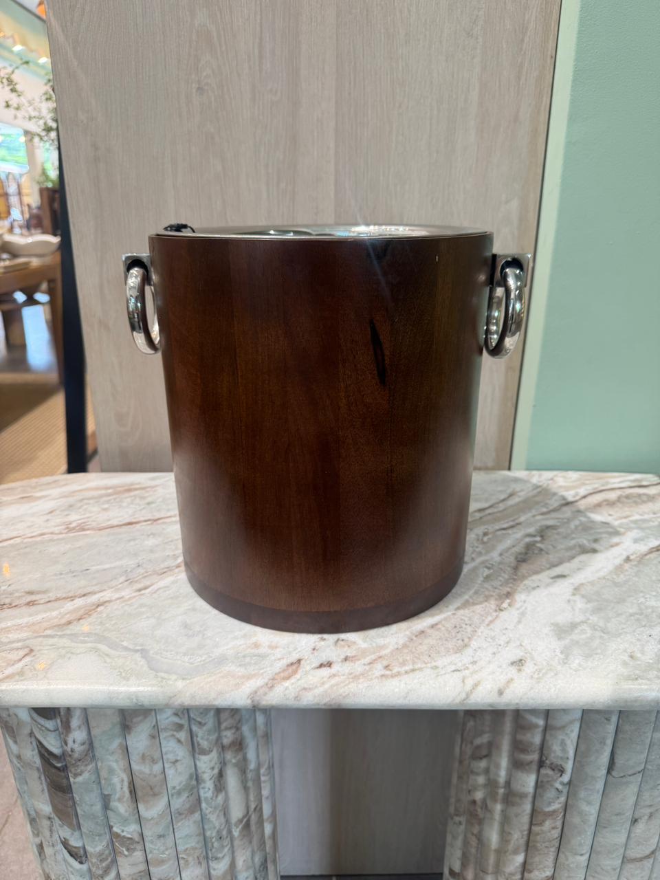 Wooden Wine Cooler w Double Wall Innwe Handle L