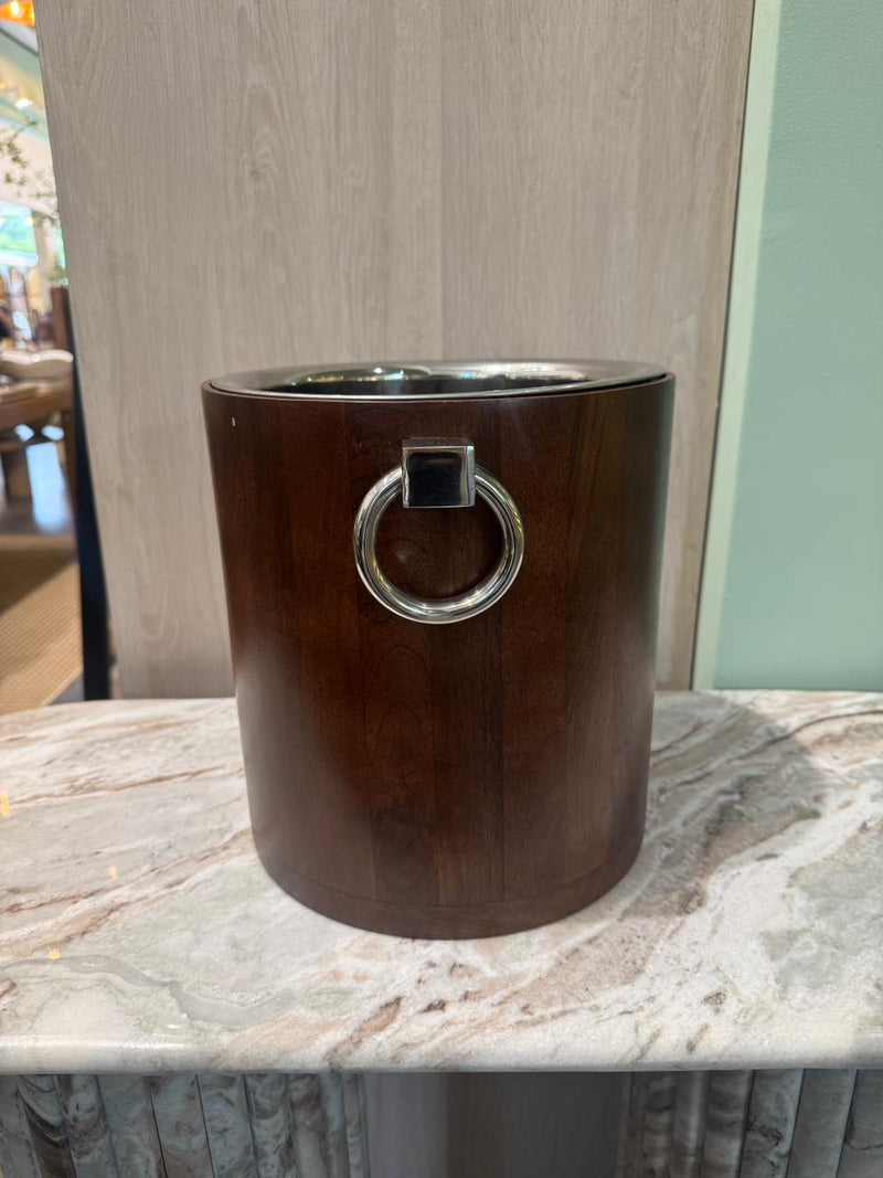 Wooden Wine Cooler w Double Wall Innwe Handle L