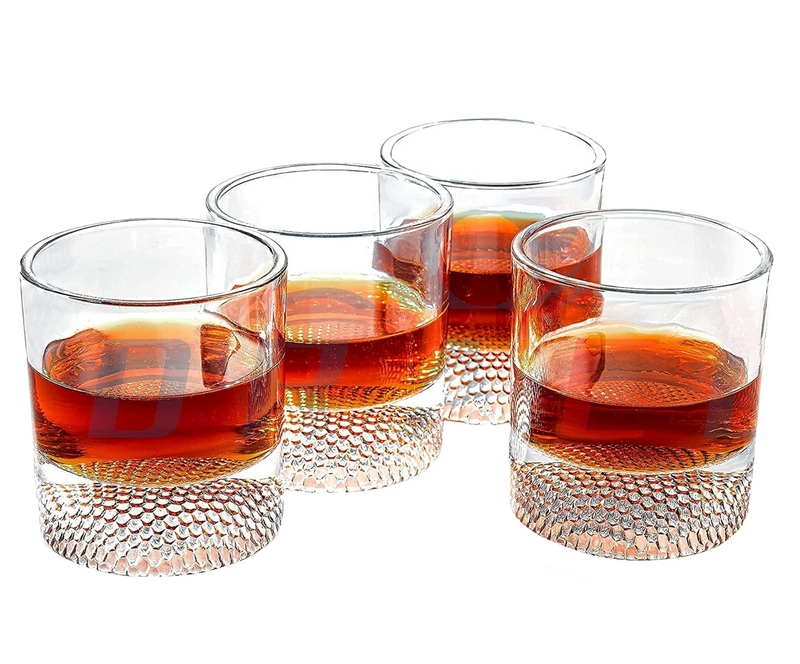 Golf Ball Whiskey Glasses Set of 4