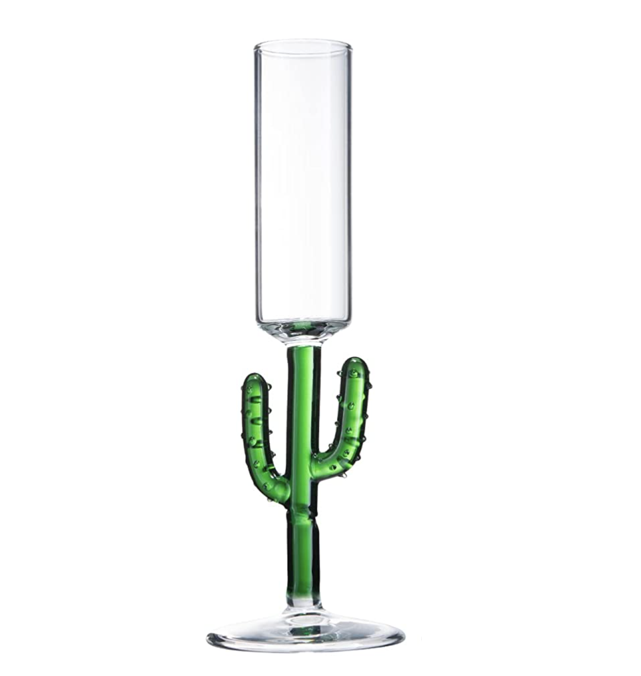 Cactus Champagne Glass