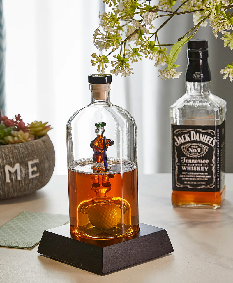 Golfer Decanter Whiskey Decanter