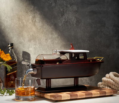 Boat Ship Whiskey & Wine Decanter Ship