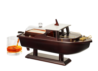 Boat Ship Whiskey & Wine Decanter Ship