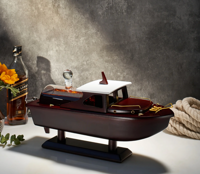 Boat Ship Whiskey & Wine Decanter Ship