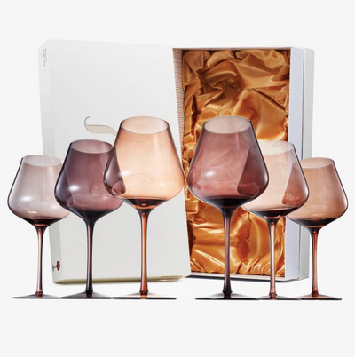 Colorful Wine Glass Set