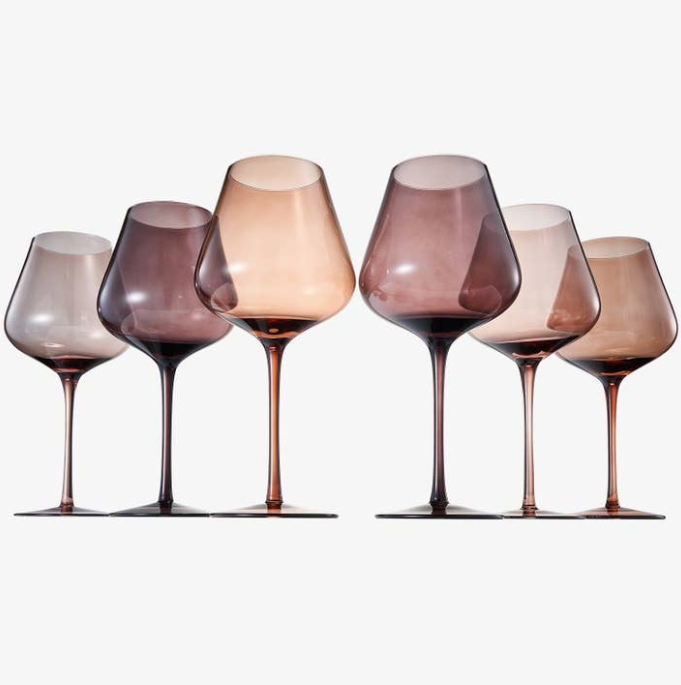 Colorful Wine Glass Set