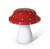 Red Polka Dot Wooden Mushroom Large