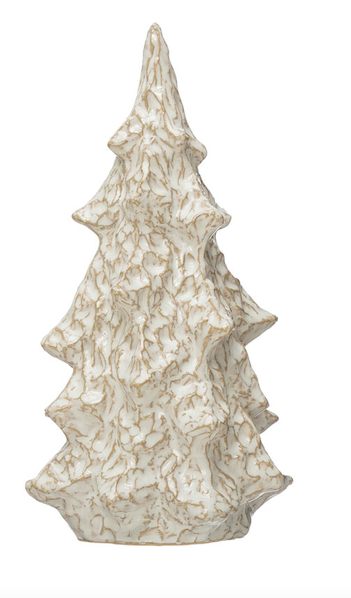 Tree Reactive Glaze White