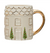 House Mug w Gold Electroplating