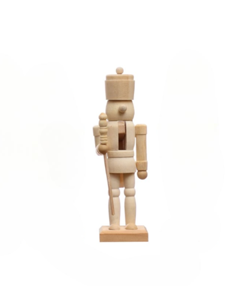 Wood Nutcracker Natural