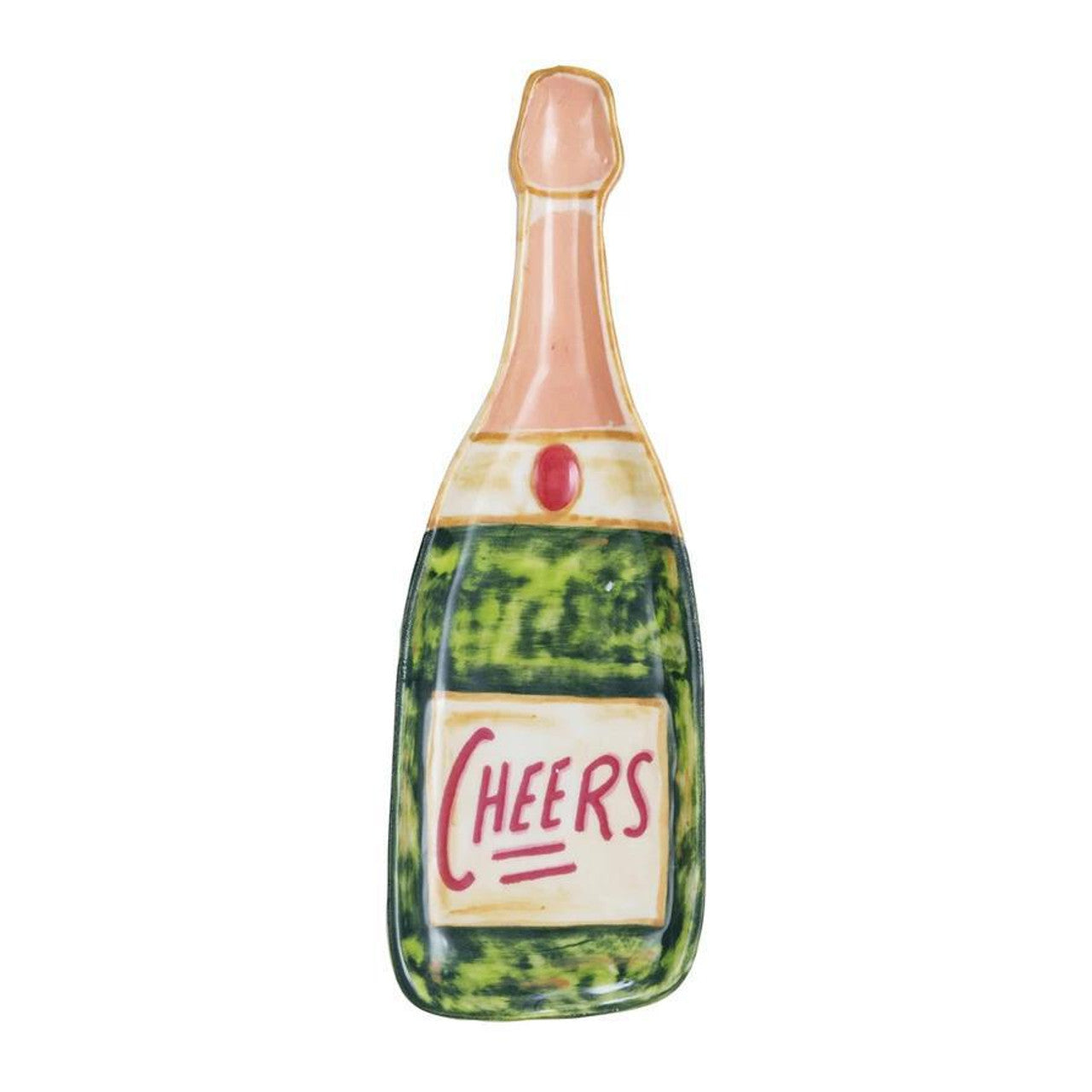 Champagne Bottle Shaped Dish