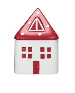 Ceramic House Shaped Jar