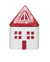 Ceramic House Shaped Jar