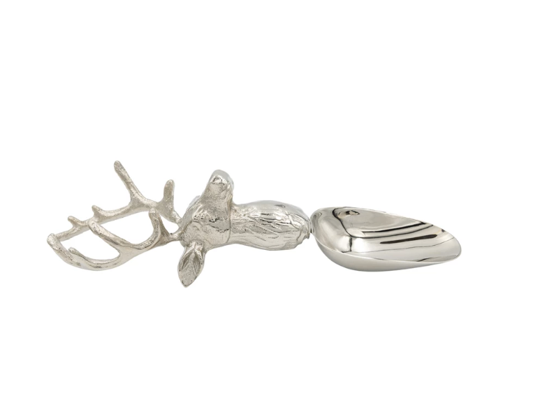 Cast Aluminum Stainless Steel Scoop with Deer Head Shaped Handle