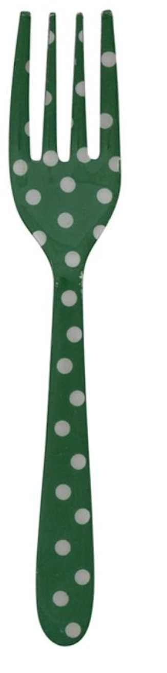 Fork with Christmas Prints