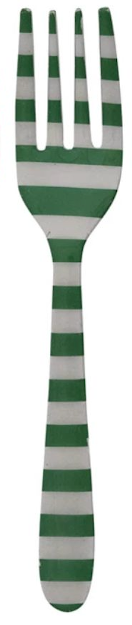 Fork with Christmas Prints