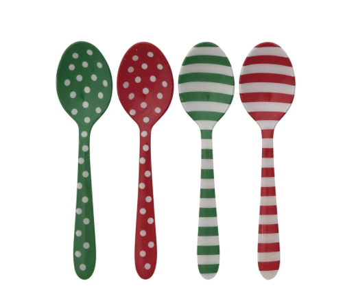 Spoon with Dots/Stripes