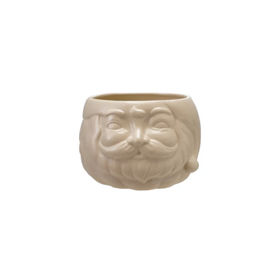 Santa Head Shaped Bottle Cooler Container White