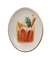 Holiday Cocktail Plate