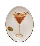 Holiday Cocktail Plate