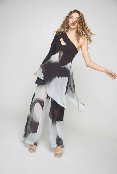 Cygnus Pant Print Black