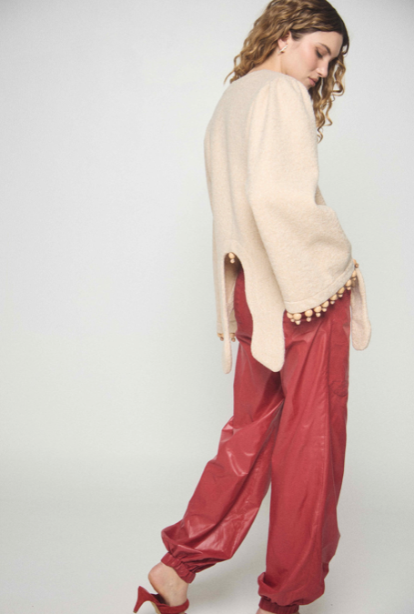 Sinuata Pant Cherry
