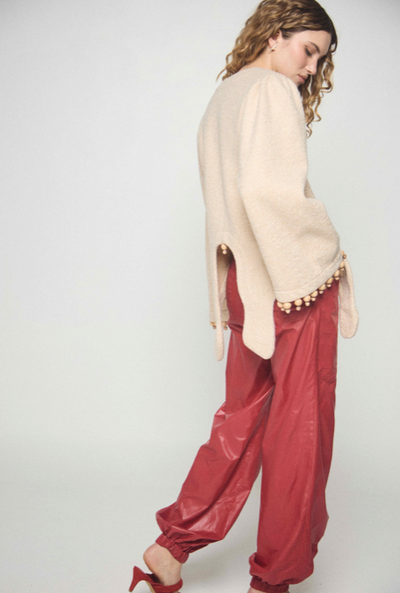 Sinuata Pant Cherry