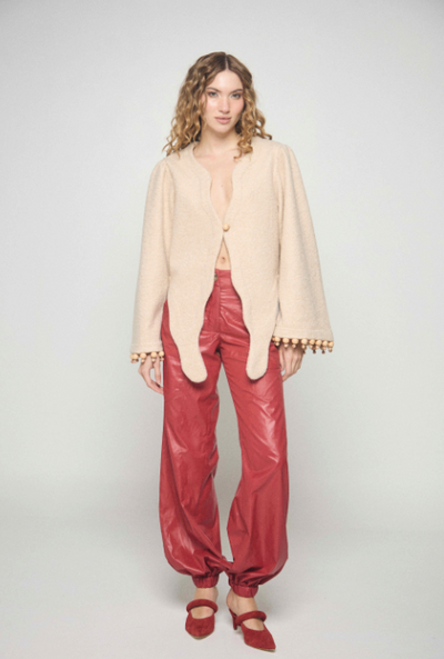 Sinuata Pant Cherry