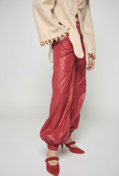 Sinuata Pant Cherry