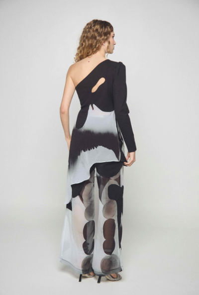 Tundra Top Print Black