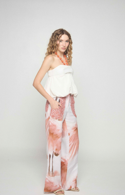 Halo Pant Print Pink