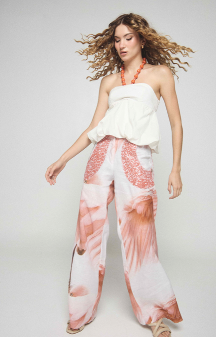 Halo Pant Print Pink