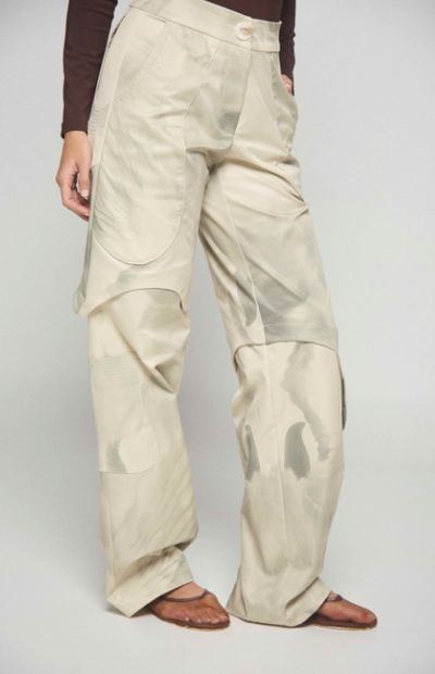 Pluma Pant Print Beige