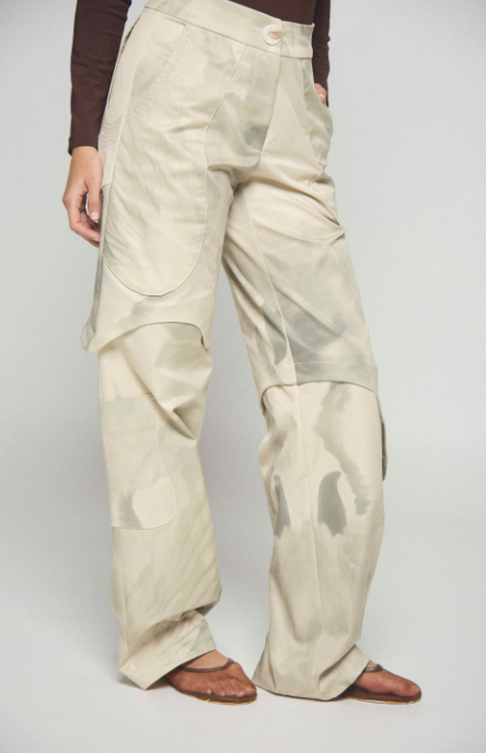 Pluma Pant Print Beige