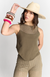Coralito Top Olive