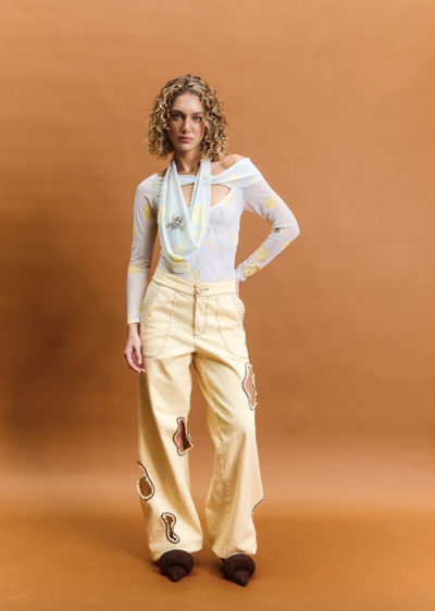 Mellow Zeketi Pant Butter/ Latte