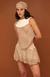 Pawberry Skirt Ivory Rosa
